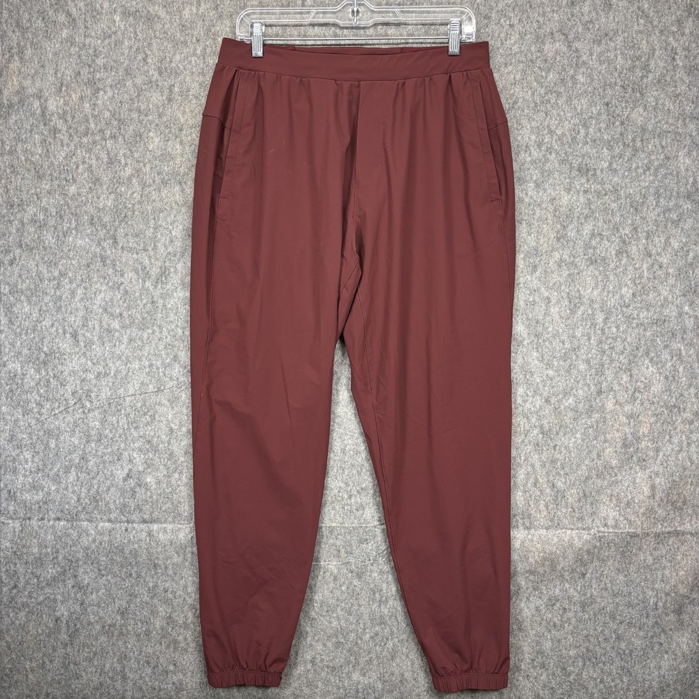 Lululemon Surge Jogger Pants Men's Large Maroon Red Train Run Gym LM5956S